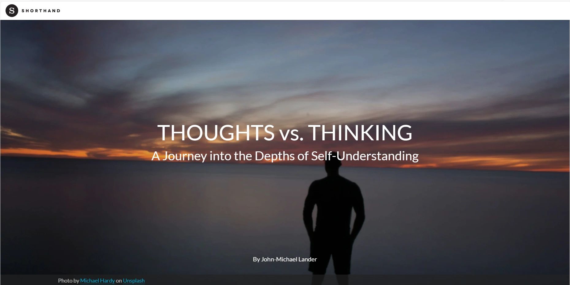 THOUGHT vs. THINKING